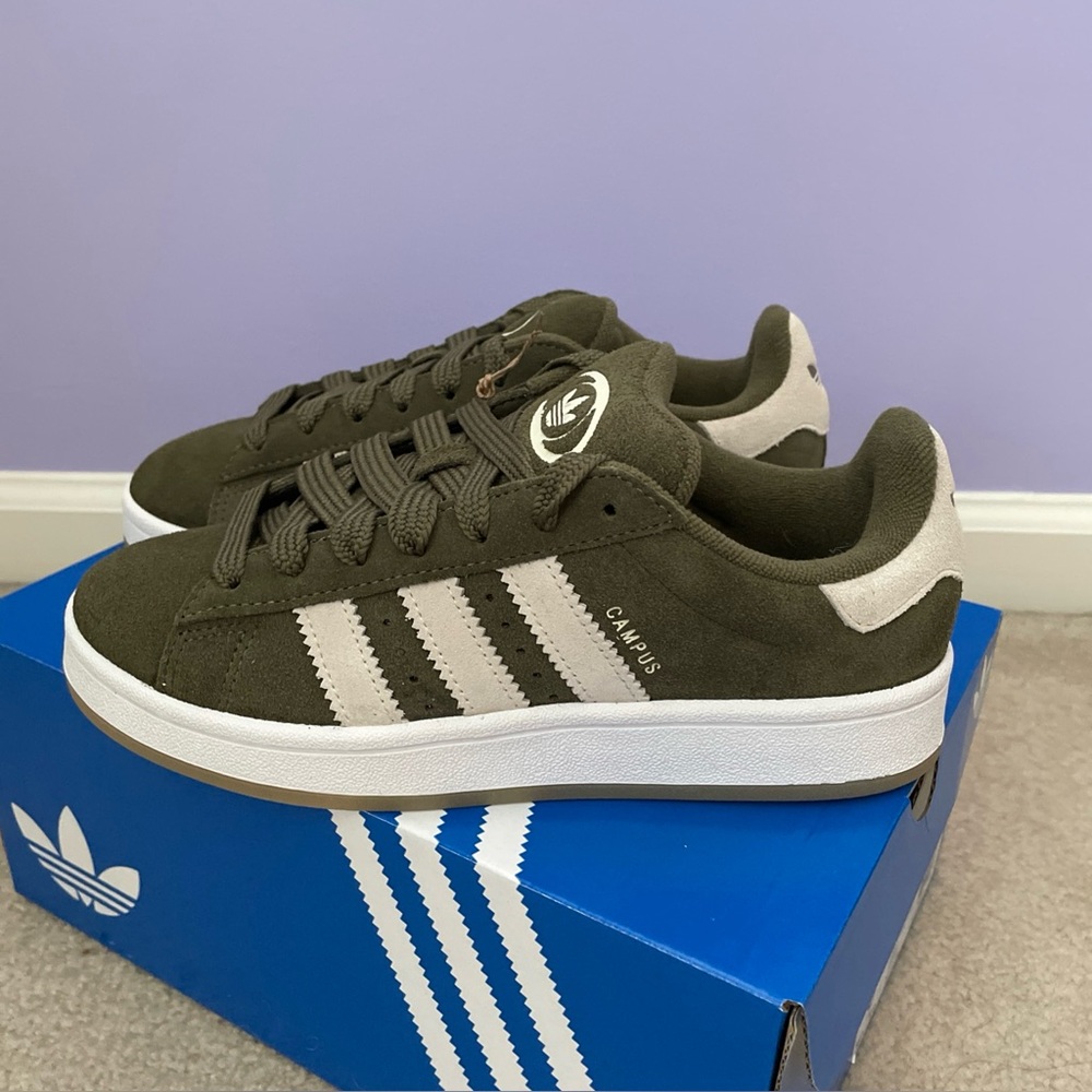 Adidas Kids Campus Green Sneakers
